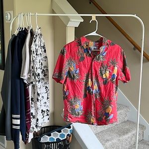 Mens short sleeve printed shirt